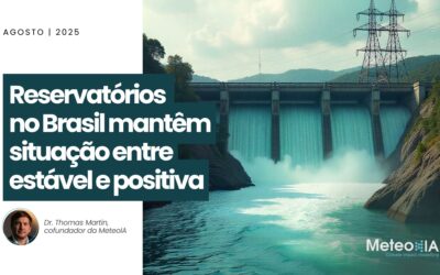 Reservatórios no Brasil mantêm situação entre estável e positiva
